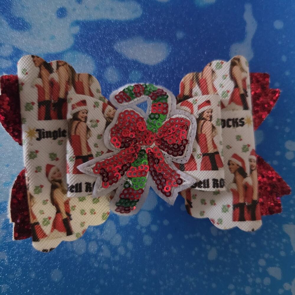 Custom Christmas & HANDMADE Hair Bow